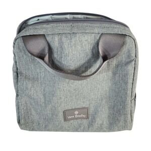Vera Bradley Lunch Bunch Insulated Cooler Bag Gray Heather